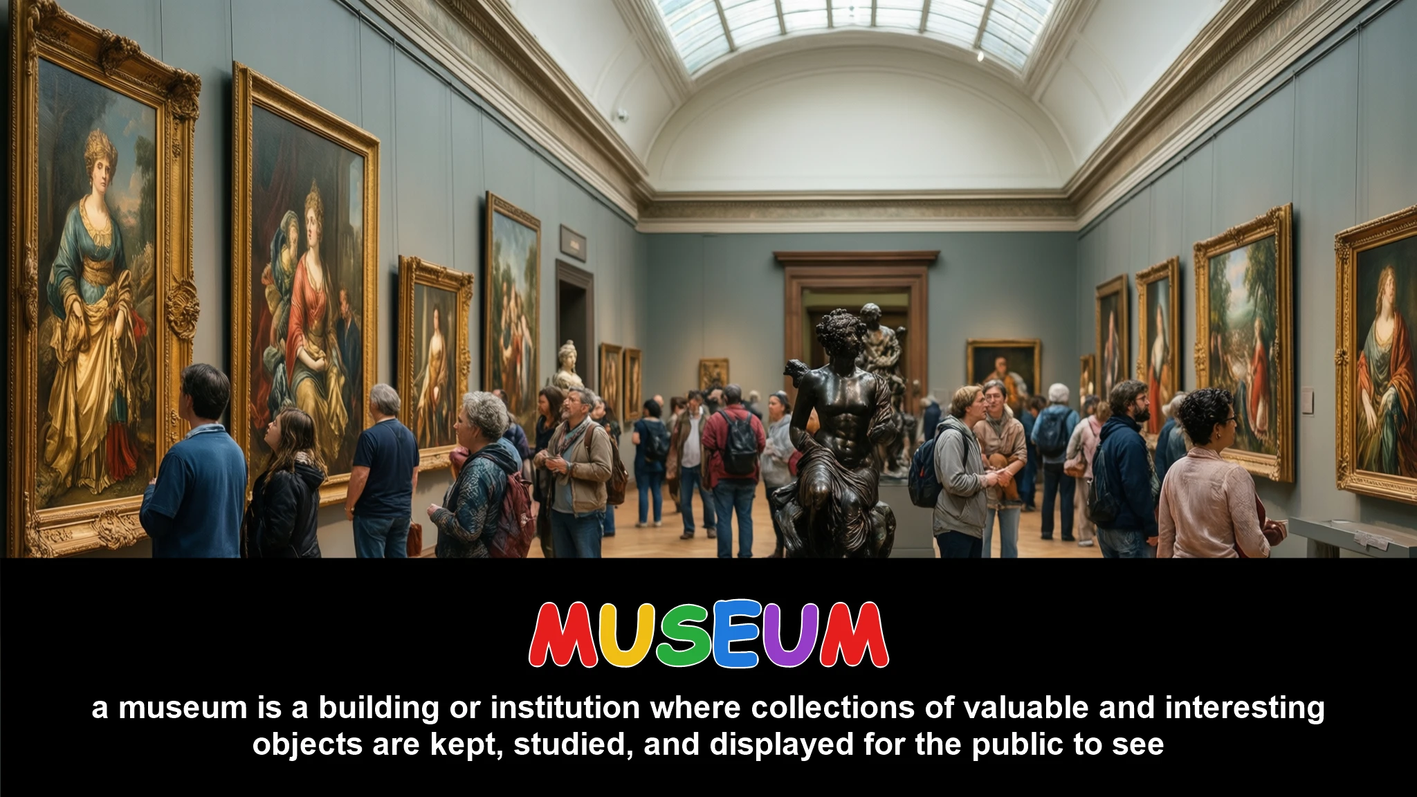 English Illustration for museum